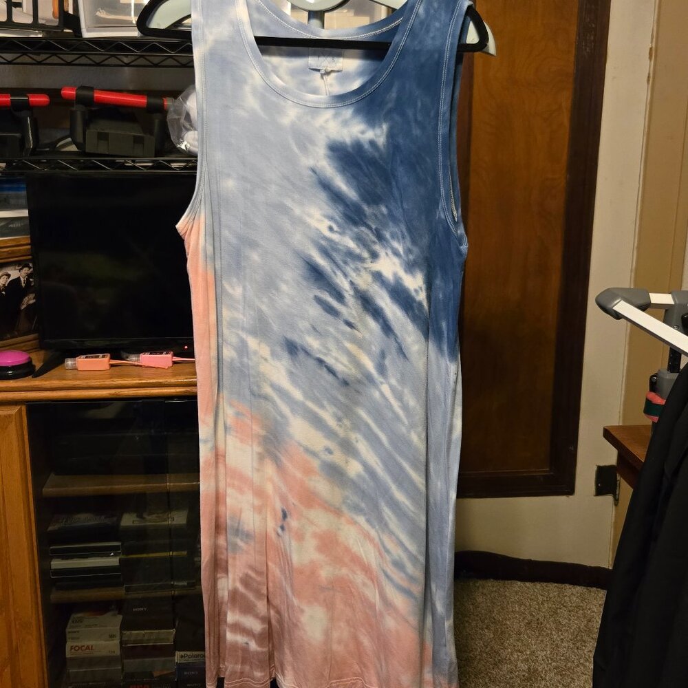 Tie Die Tank Dress